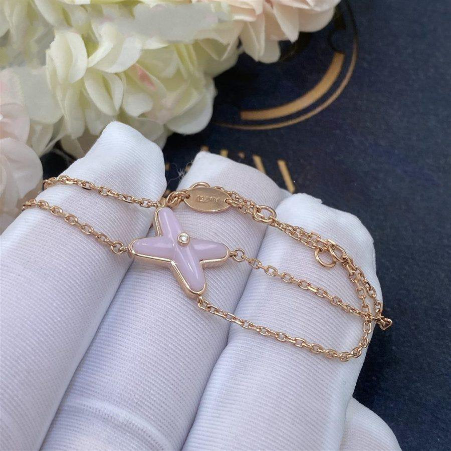 ¡®Aura Jewels¡¯JEUX BRACELET PINK MOP PINK GOLD 1 DIAMOND
