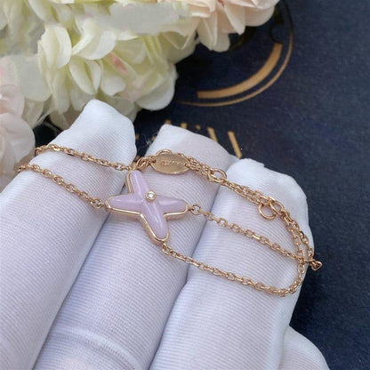 ¡®Aura Jewels¡¯JEUX BRACELET PINK MOP PINK GOLD 1 DIAMOND