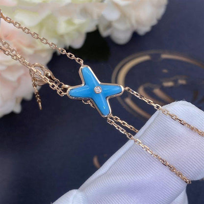 ¡®Aura Jewels¡¯JEUX BRACELET TURQUOISE PINK GOLD 1 DIAMOND
