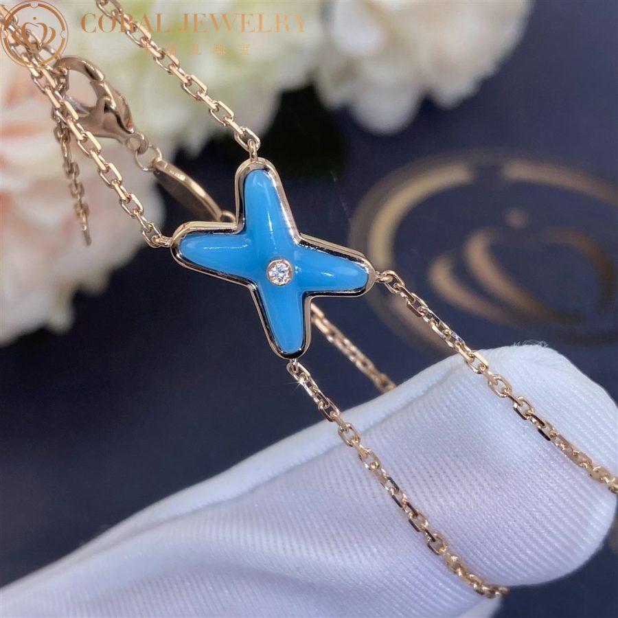 ¡®Aura Jewels¡¯JEUX BRACELET TURQUOISE PINK GOLD 1 DIAMOND