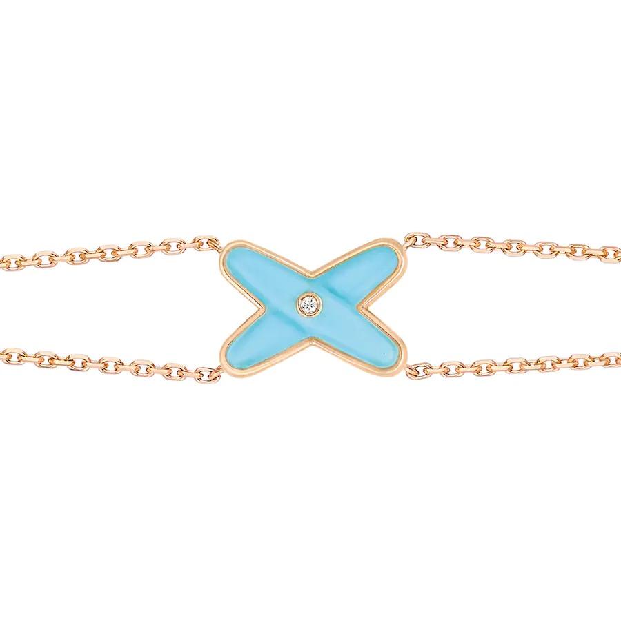 ¡®Aura Jewels¡¯JEUX BRACELET TURQUOISE PINK GOLD 1 DIAMOND