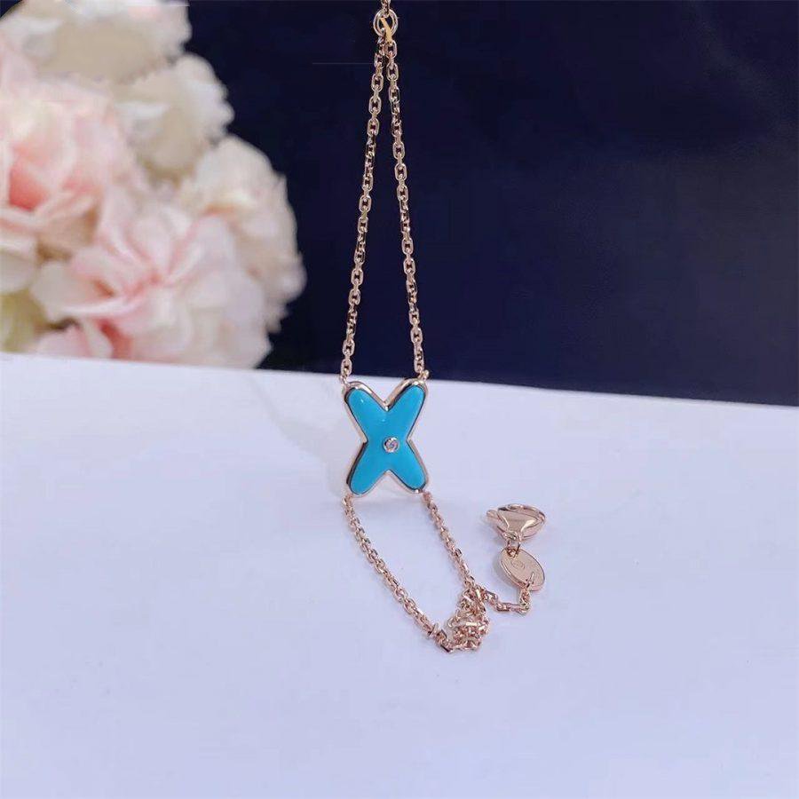 ¡®Aura Jewels¡¯JEUX BRACELET TURQUOISE PINK GOLD 1 DIAMOND
