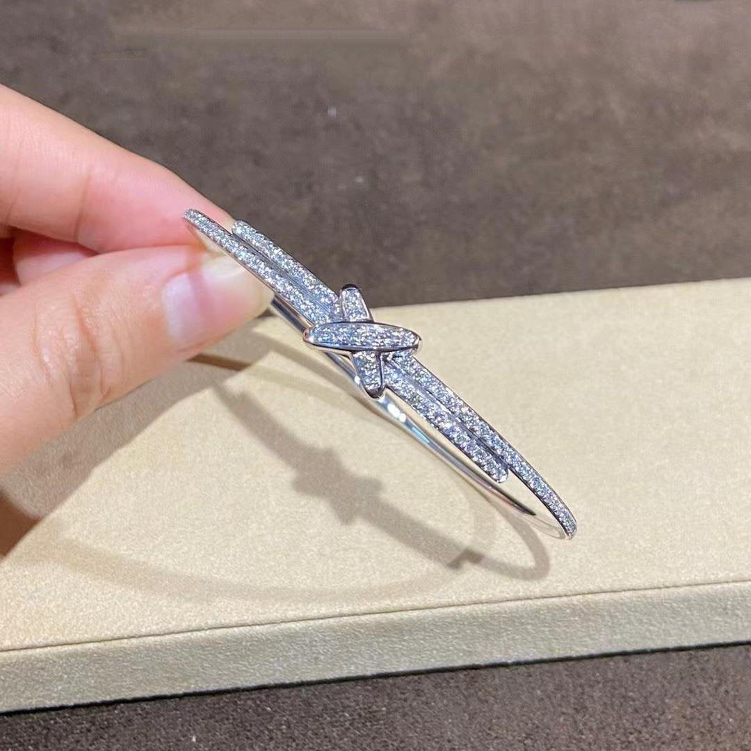 ¡®Aura Jewels¡¯JEUX DE BRACELET DIAMONDS SILVER