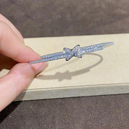 ¡®Aura Jewels¡¯JEUX DE BRACELET DIAMONDS SILVER