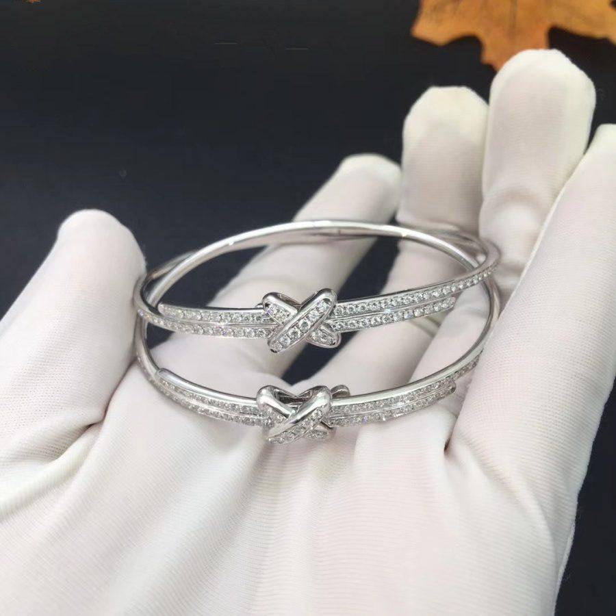 ¡®Aura Jewels¡¯JEUX DE BRACELET DIAMONDS SILVER