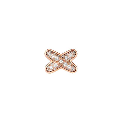 ¡®Aura Jewels¡¯JEUX DE PINK GOLD DIAMOND EARRINGS