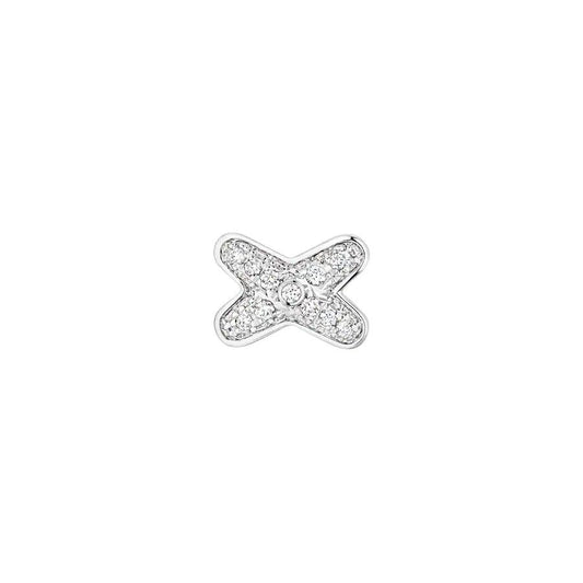 ¡®Aura Jewels¡¯JEUX DE SILVER DIAMOND EARRINGS