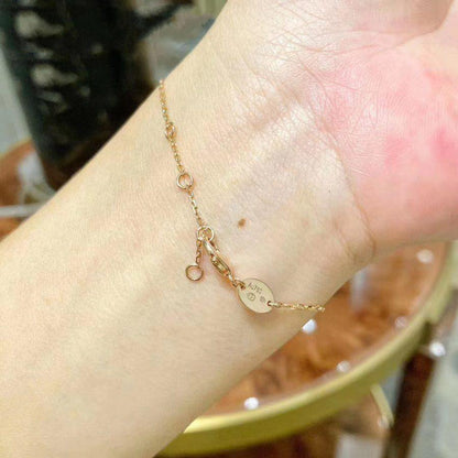 ¡®Aura Jewels¡¯JEUX DE BRACELET MOP PINK GOLD DIAMONDS