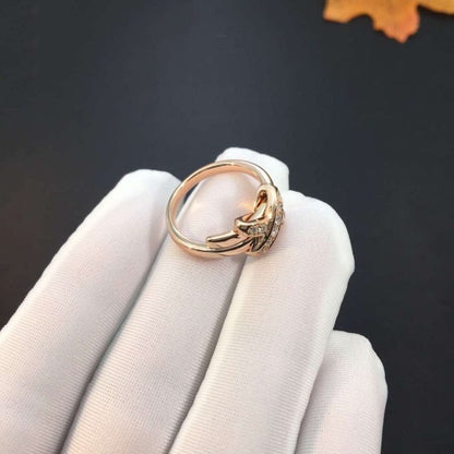 ¡®Aura Jewels¡¯JEUX DE PINK GOLD DIAMOND RING