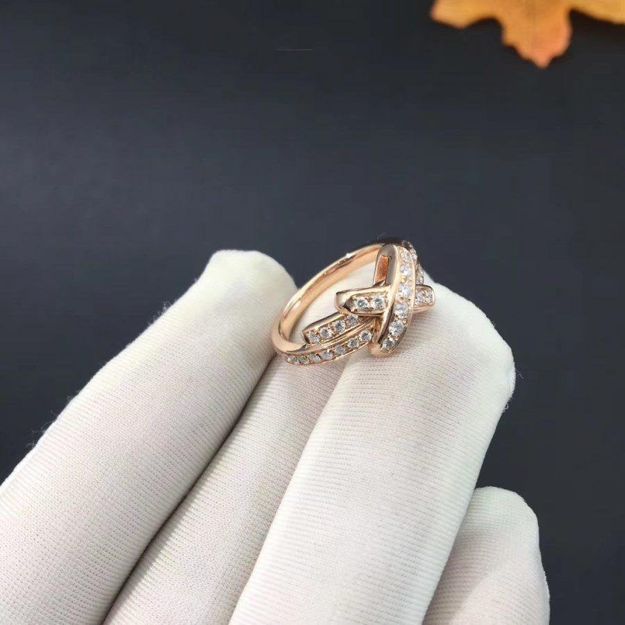 ¡®Aura Jewels¡¯JEUX DE RING PINK GOLD DIAMOND