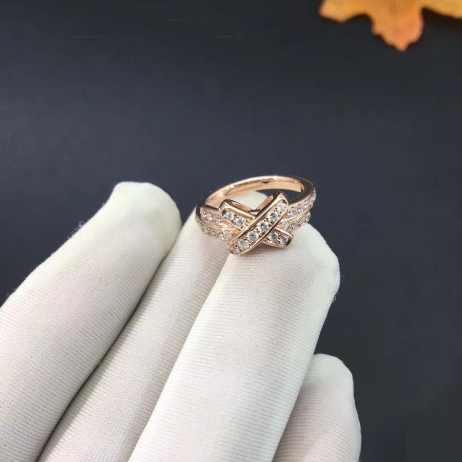 ¡®Aura Jewels¡¯JEUX DE RING PINK GOLD DIAMOND