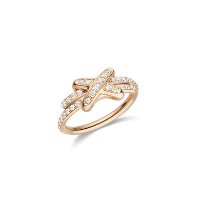 ¡®Aura Jewels¡¯JEUX DE RING PINK GOLD DIAMOND