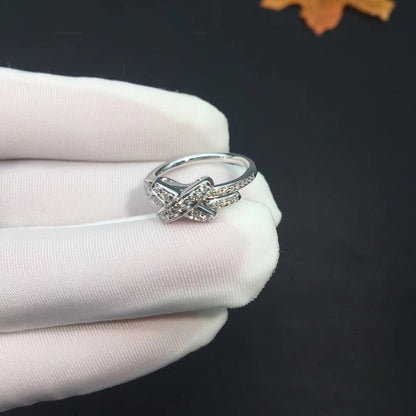 ¡®Aura Jewels¡¯JEUX DE SILVER DIAMOND RING