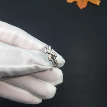 ¡®Aura Jewels¡¯JEUX DE SILVER DIAMOND RING