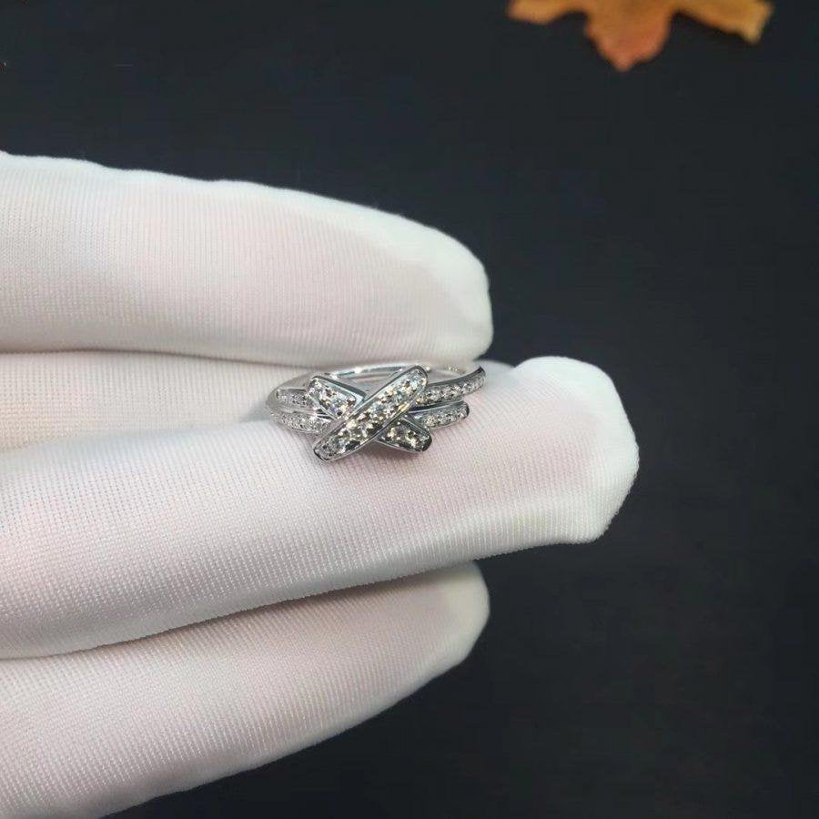 ¡®Aura Jewels¡¯JEUX DE SILVER DIAMOND RING