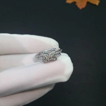 ¡®Aura Jewels¡¯JEUX DE SILVER DIAMOND RING