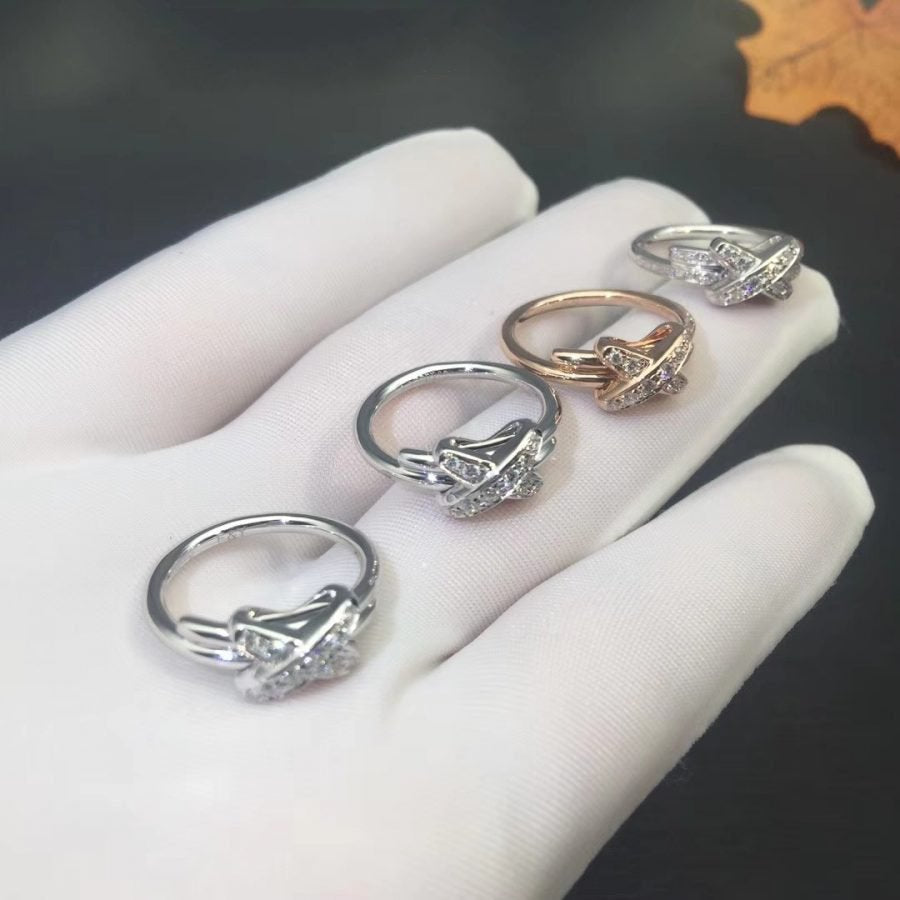 ¡®Aura Jewels¡¯JEUX DE SILVER DIAMOND RING