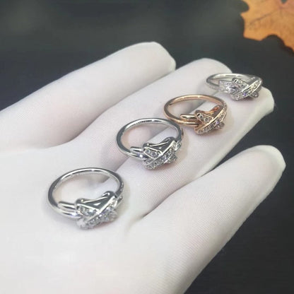 ¡®Aura Jewels¡¯JEUX DE SILVER DIAMOND RING
