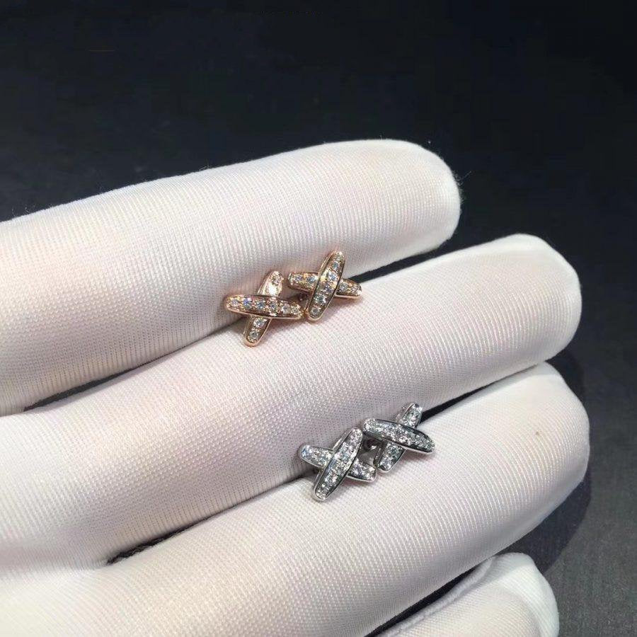¡®Aura Jewels¡¯JEUX DE DIAMOND EARRINGS