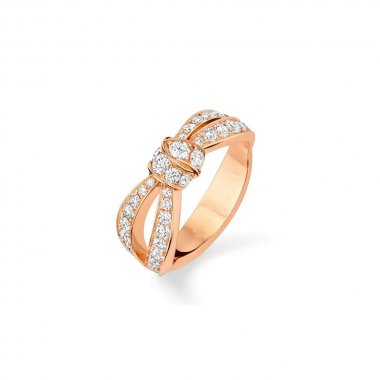 ¡®Aura Jewels¡¯LIENS PINK GOLD DIAMOND RING
