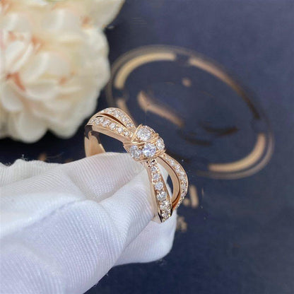 ¡®Aura Jewels¡¯LIENS PINK GOLD DIAMOND RING