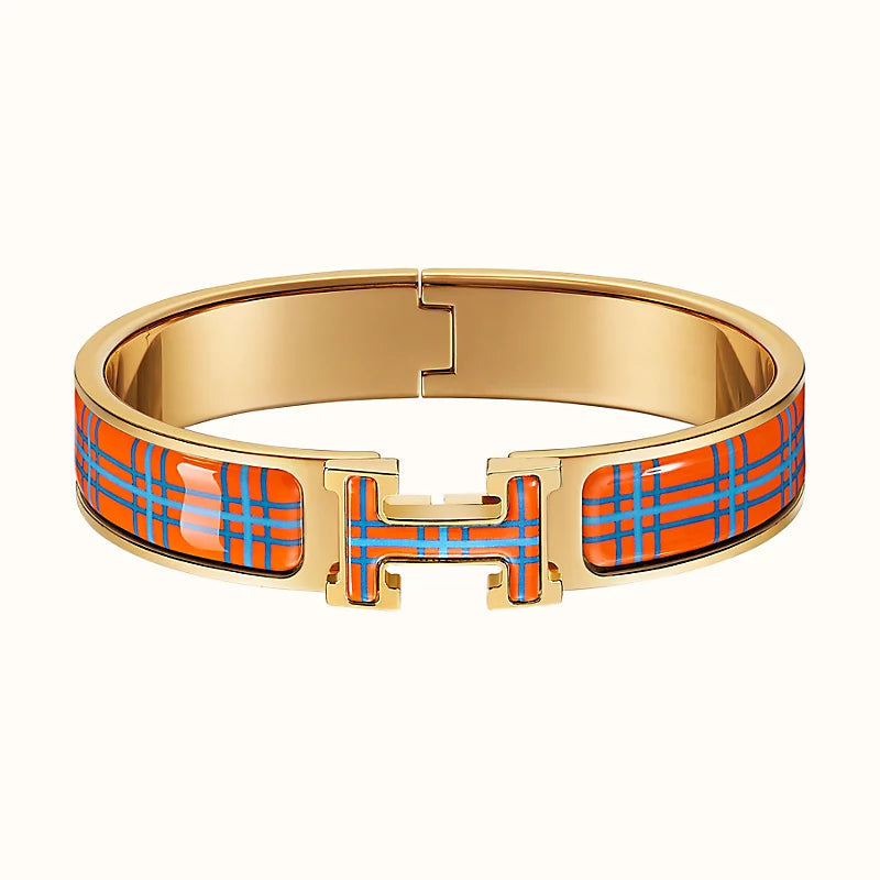 ¡®Aura Jewels¡¯H TARTAN BRACELET 12MM