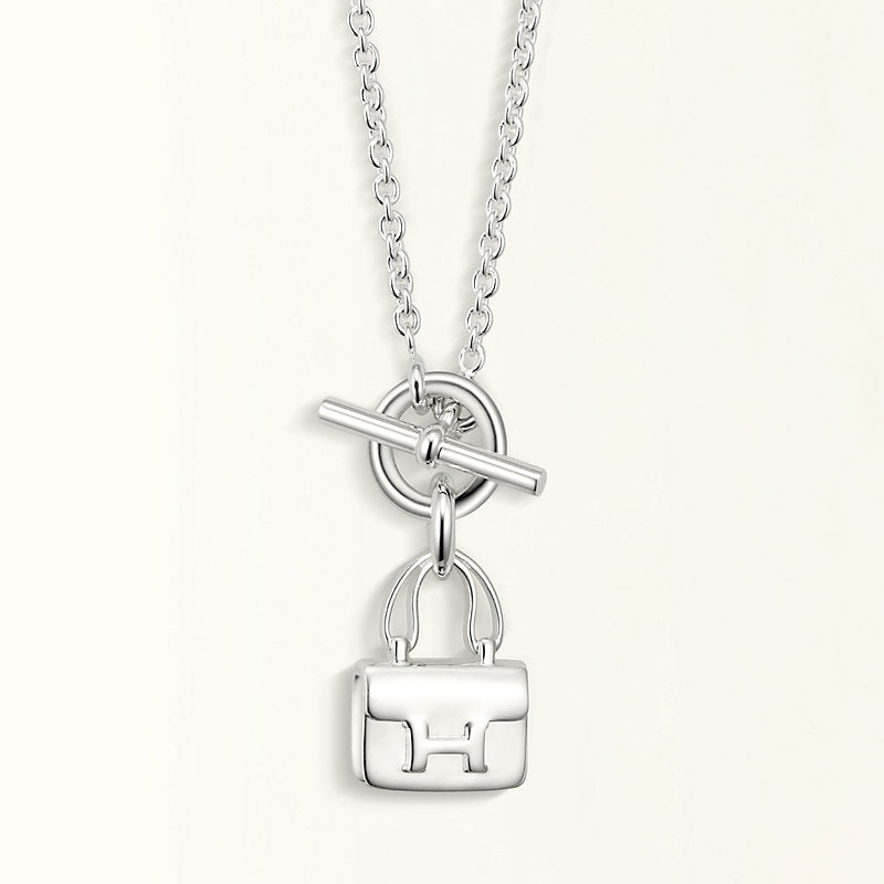 ¡®Aura Jewels¡¯POP H PEDANT SILVER NECKLACE