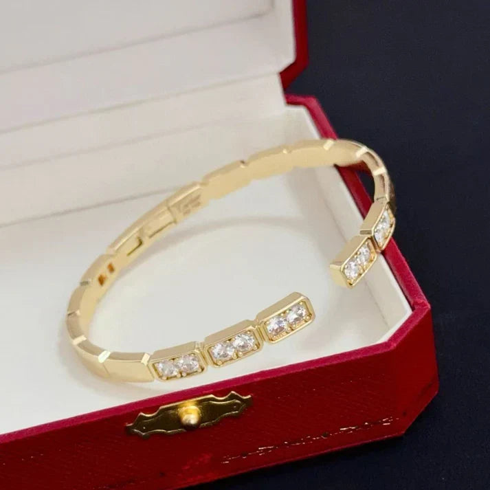 [Aura Jewels]LOVE DIAMOND OPEN BRACELET