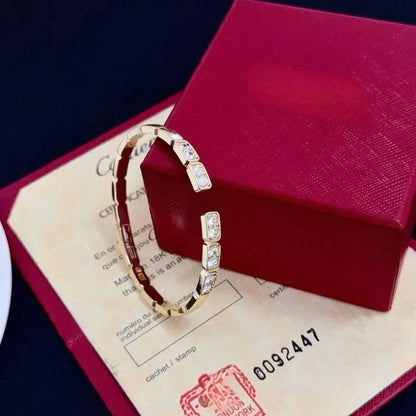 [Aura Jewels]LOVE DIAMOND OPEN BRACELET