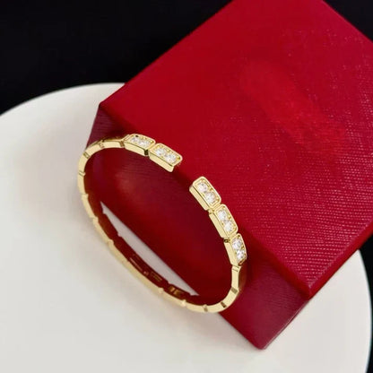 [Aura Jewels]LOVE DIAMOND OPEN BRACELET