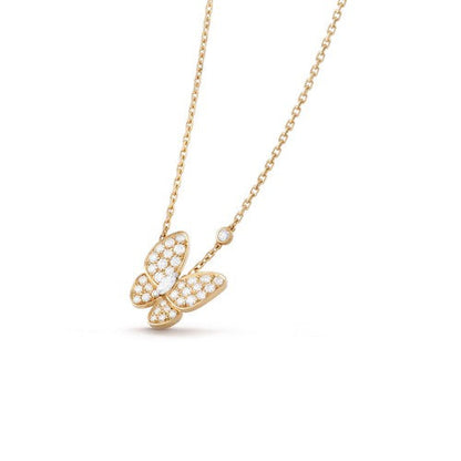 ¡®Aura Jewels¡¯BUTTERFLY DIAMOND NECKLACE
