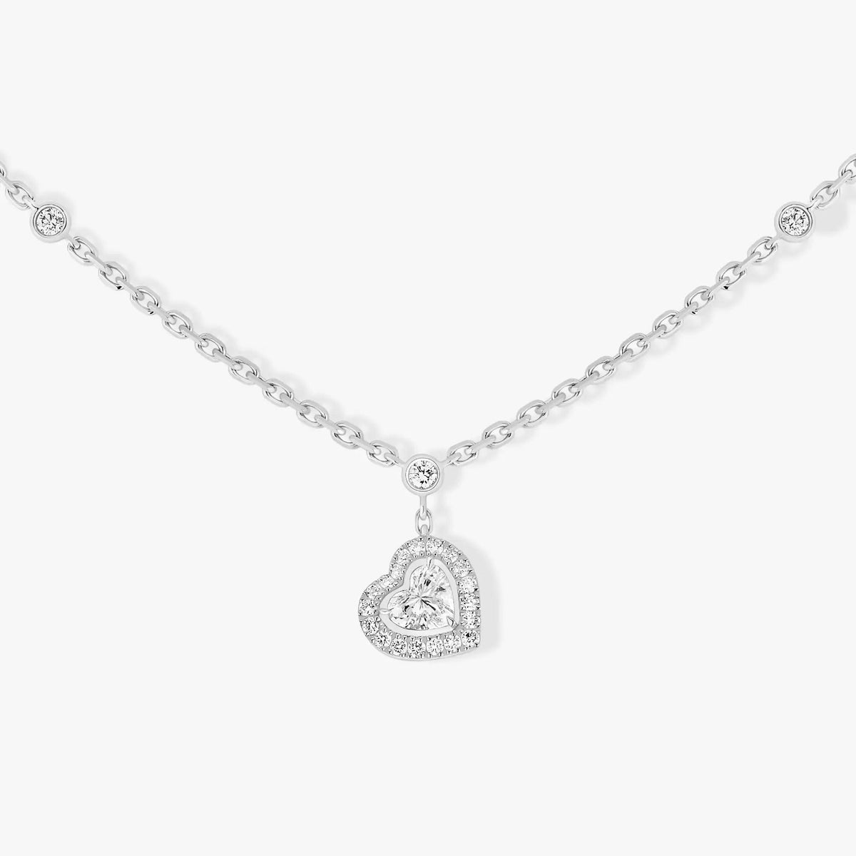 [Aura Jewels]JOY HEART DIAMOND NECKLACE