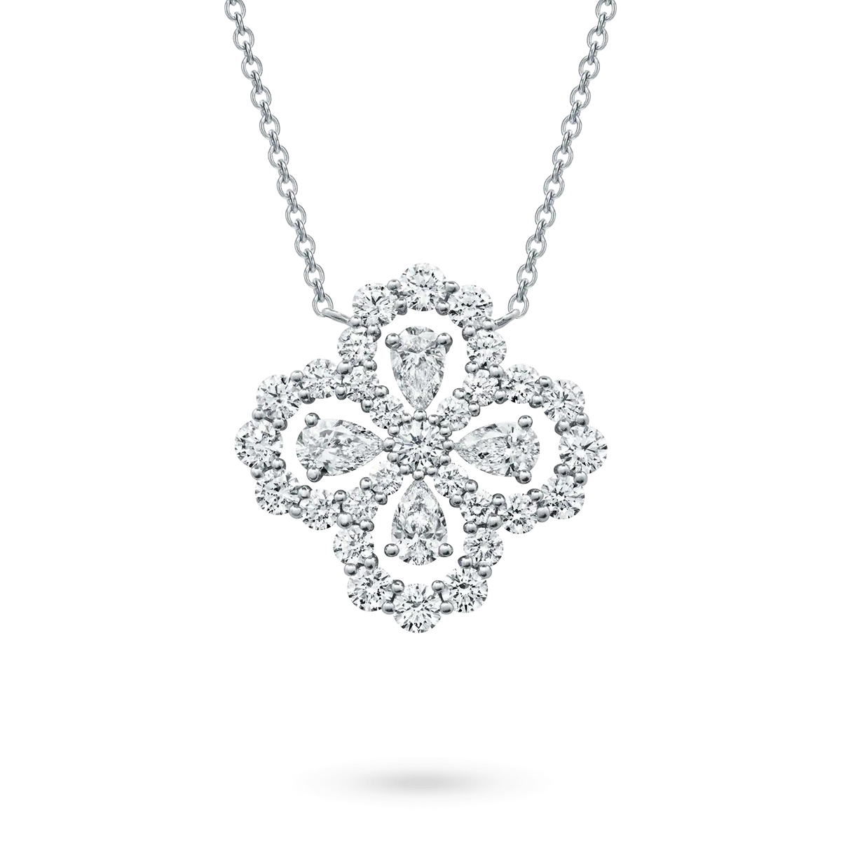 ¡®Aura Jewels¡¯LOOP NECKLACE FULL MOTIF DIAMOND 16MM MULTIPLE COLORS