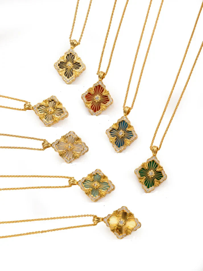 [Aura Jewels] B.C.L BIG SIZE ENAMEL NECKLACE£¨Various