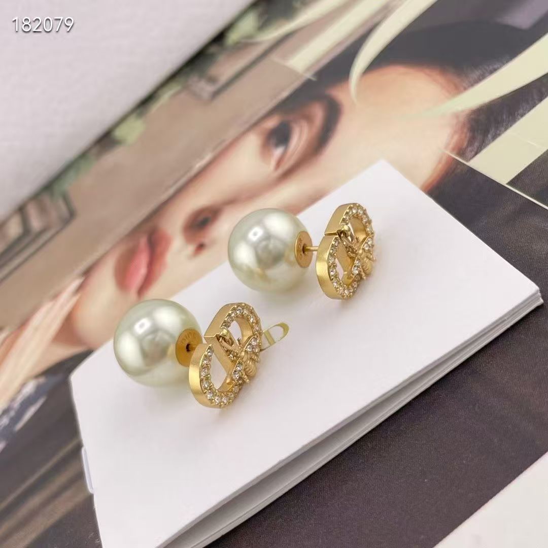 [Aura Jewels]CD Honeycomb Pearl Stud Earrings