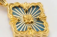 [Aura Jewels] B.C.L SMALL SIZE ENAMEL NECKLACE£¨Various colors)