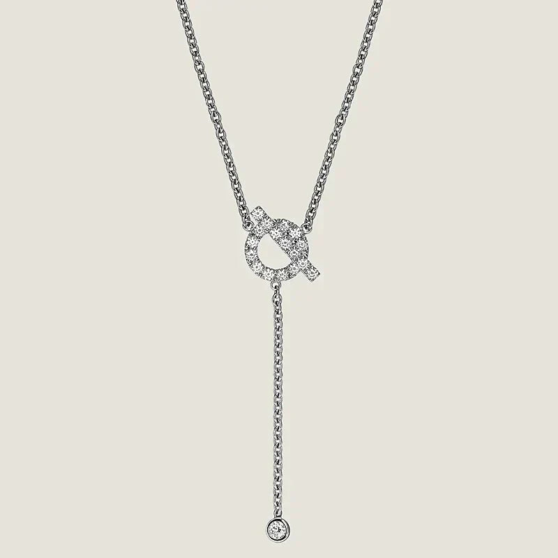 ¡®Aura Jewels¡¯FINESSE SILVER DIAMOND NECKLACE