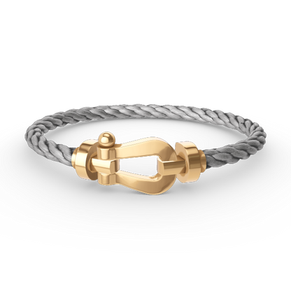¡®Aura Jewels¡¯FORCE LARGE HORSESHOE NO DIAMOND BRACELET GOLD