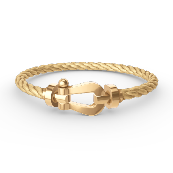 ¡®Aura Jewels¡¯FORCE LARGE HORSESHOE NO DIAMOND BRACELET GOLD