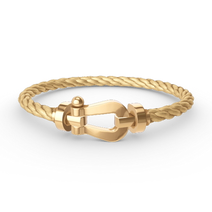 ¡®Aura Jewels¡¯FORCE LARGE HORSESHOE NO DIAMOND BRACELET GOLD