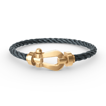 ¡®Aura Jewels¡¯FORCE LARGE HORSESHOE NO DIAMOND BRACELET GOLD
