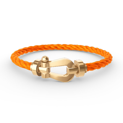 ¡®Aura Jewels¡¯FORCE LARGE HORSESHOE NO DIAMOND BRACELET GOLD