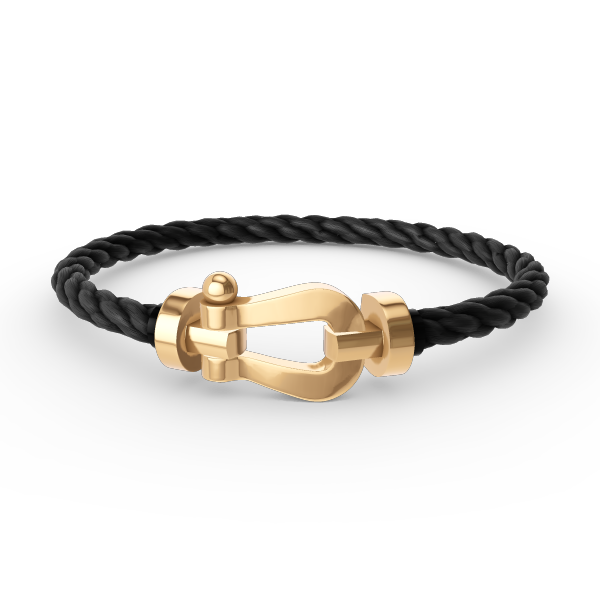 ¡®Aura Jewels¡¯FORCE LARGE HORSESHOE NO DIAMOND BRACELET GOLD