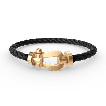 ¡®Aura Jewels¡¯FORCE LARGE HORSESHOE NO DIAMOND BRACELET GOLD