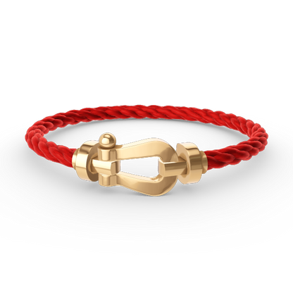 ¡®Aura Jewels¡¯FORCE LARGE HORSESHOE NO DIAMOND BRACELET GOLD