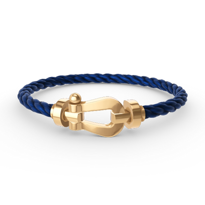 ¡®Aura Jewels¡¯FORCE LARGE HORSESHOE NO DIAMOND BRACELET GOLD