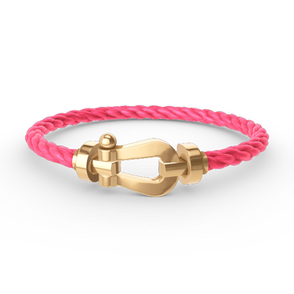 ¡®Aura Jewels¡¯FORCE LARGE HORSESHOE NO DIAMOND BRACELET GOLD