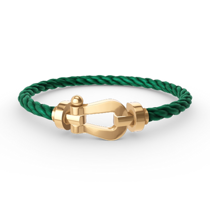 ¡®Aura Jewels¡¯FORCE LARGE HORSESHOE NO DIAMOND BRACELET GOLD