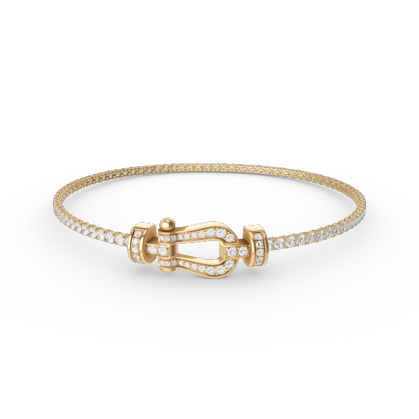 ¡®Aura Jewels¡¯FORCE  HORSESHOE  DIAMOND TENNIS BRACELET