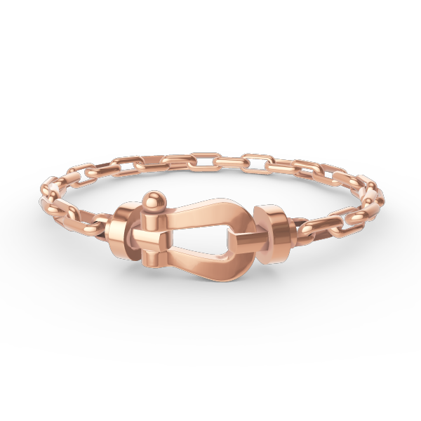 ¡®Aura Jewels¡¯FORCE LARGE HORSESHOE CLASP  METAL BRACELET